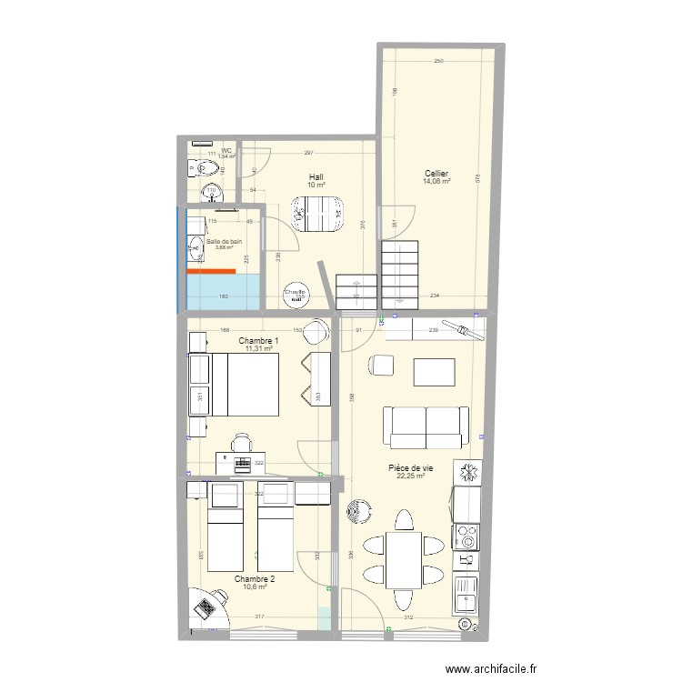 45 R. Plan de 0 pièce et 0 m2