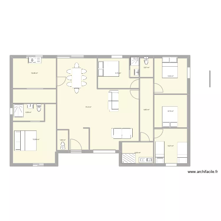 Ma maison. Plan de 
