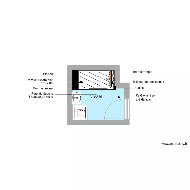 Projet SAINDOU. Plan de 