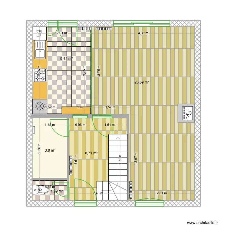 RdeC Sandrine. Plan de 