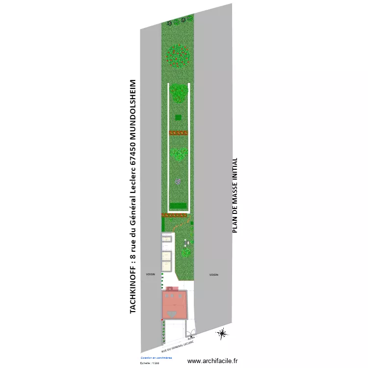 Plan de Masse Leclerc INITIAL. Plan de 