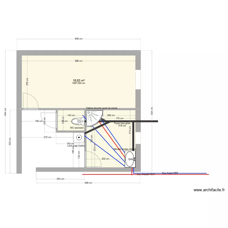PLAN MAISON LOLO. Plan de PLAN MAISON LOLO. Plan de