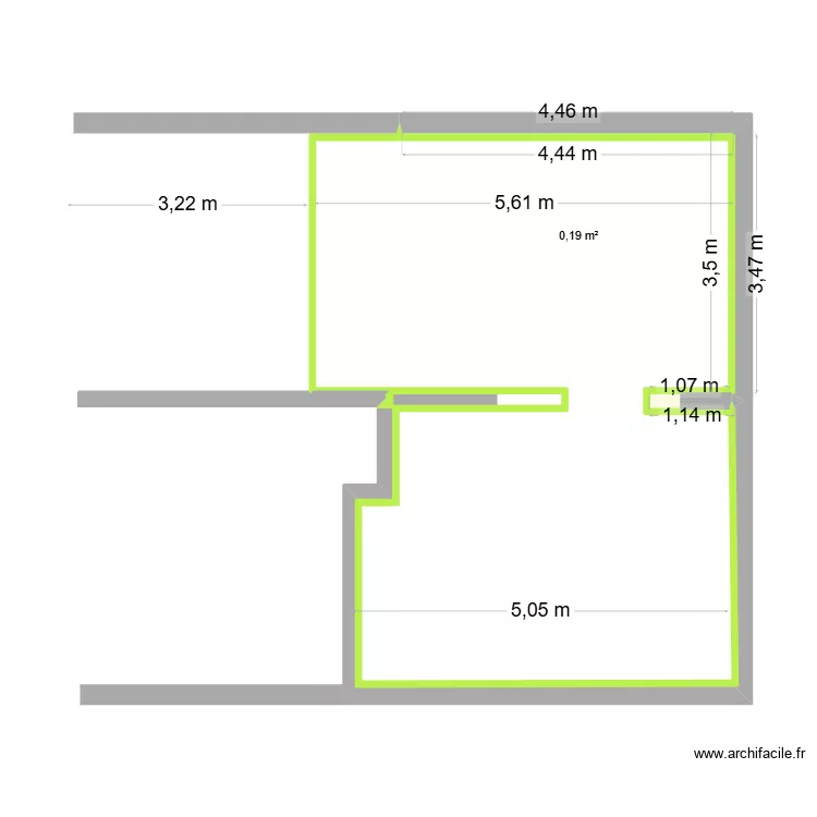 sous sol ben 1. Plan de 1 pièce et 0 m² sous sol ben 1. Plan de 1 pièce et 0 m²