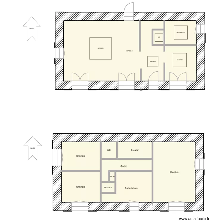PAUPE. Plan de 10 et 107 m² PAUPE. Plan de 10 et 107 m²