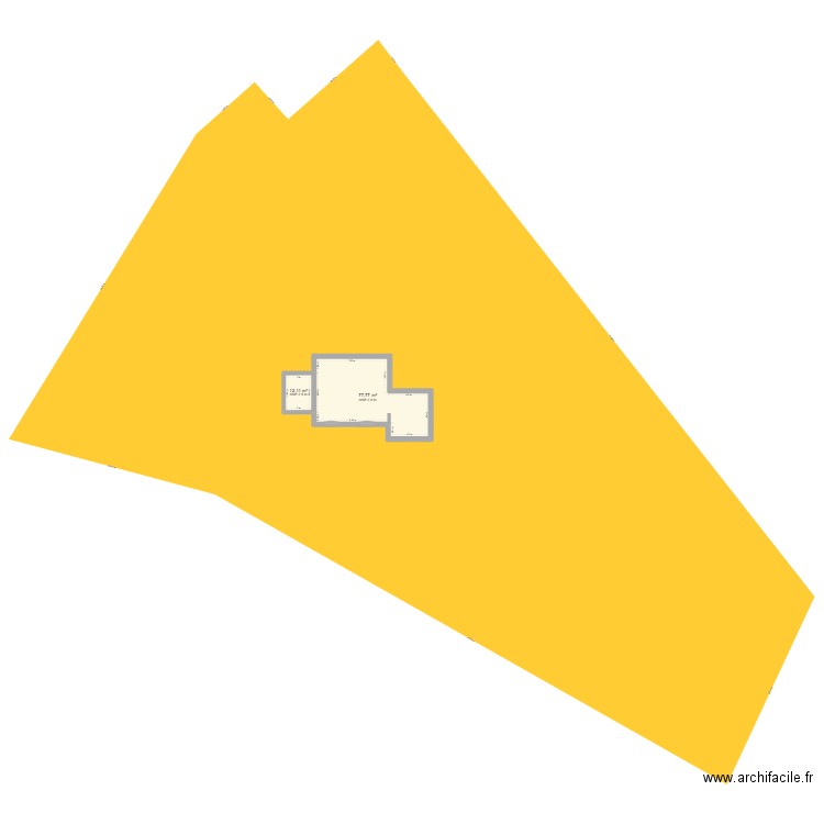 Maison Cutry 2. Plan de 2 pièces et 90 m2