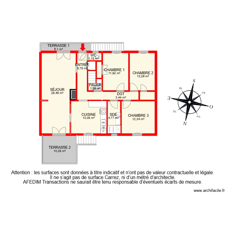 BI33270. Plan de 22  et 213 m²