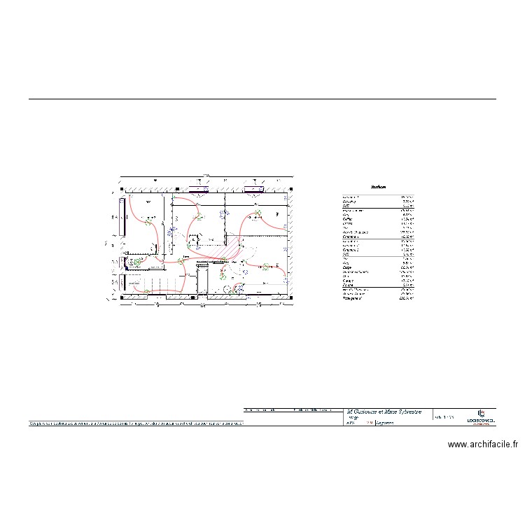 GUITOUNE R+1. Plan de 0 pièce et 0 m2