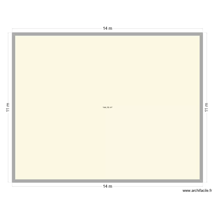 loc 1. Plan de 1  et 144 m²