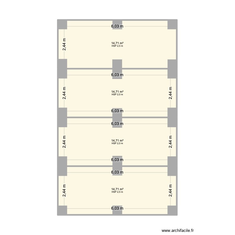 rdc plan de masse fondation. Plan de 0 pièce et 0 m2