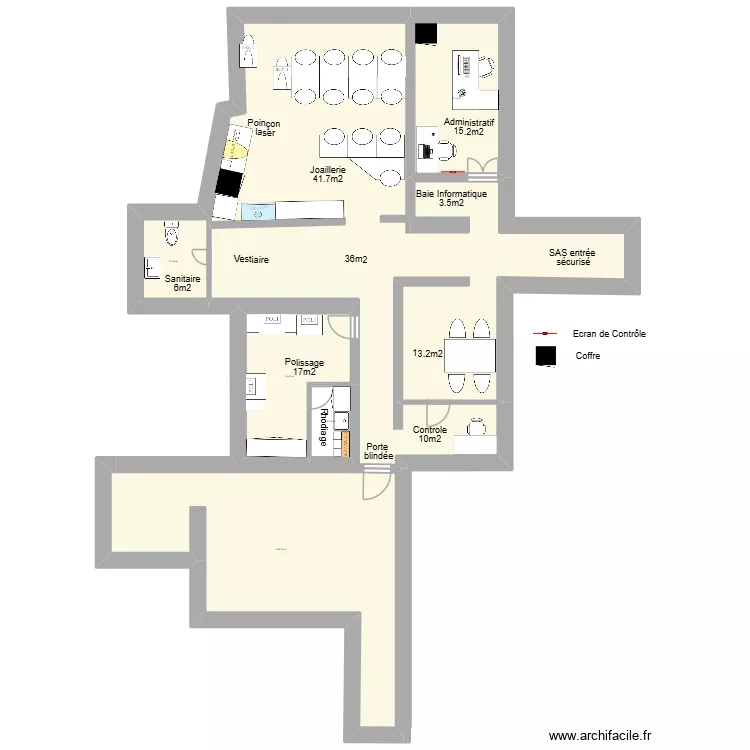 ATELIER BOUDER - Lyon. Plan de 10  et 787 m²
