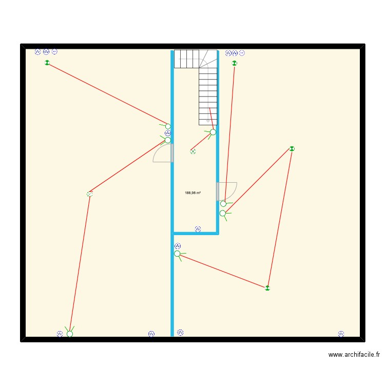 SCI ETGG R+2. Plan de 1 pièce et 189 m2