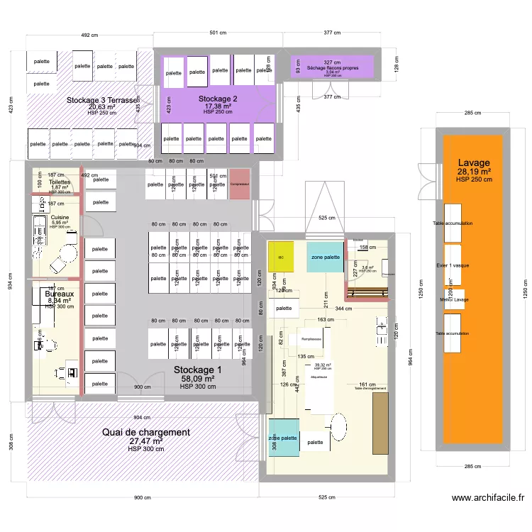 Plan atelier RE'FLACON 12_24. Plan de 