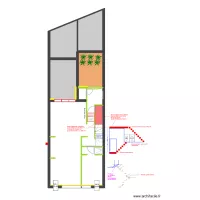 BAUCQ 77 3e étage -Rangement sus escalier commun -