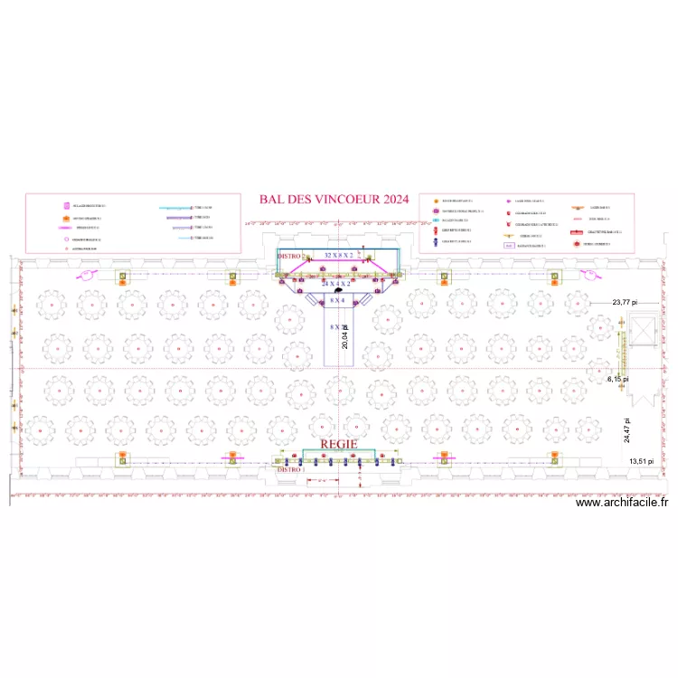 C&ocirc;tes March&eacute; Bonsecours. Plan de 