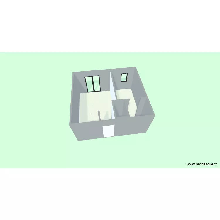 APPART LE PTIT TRUC. Plan de 3 et 24 m² APPART LE PTIT TRUC. Plan de 3 et 24 m²