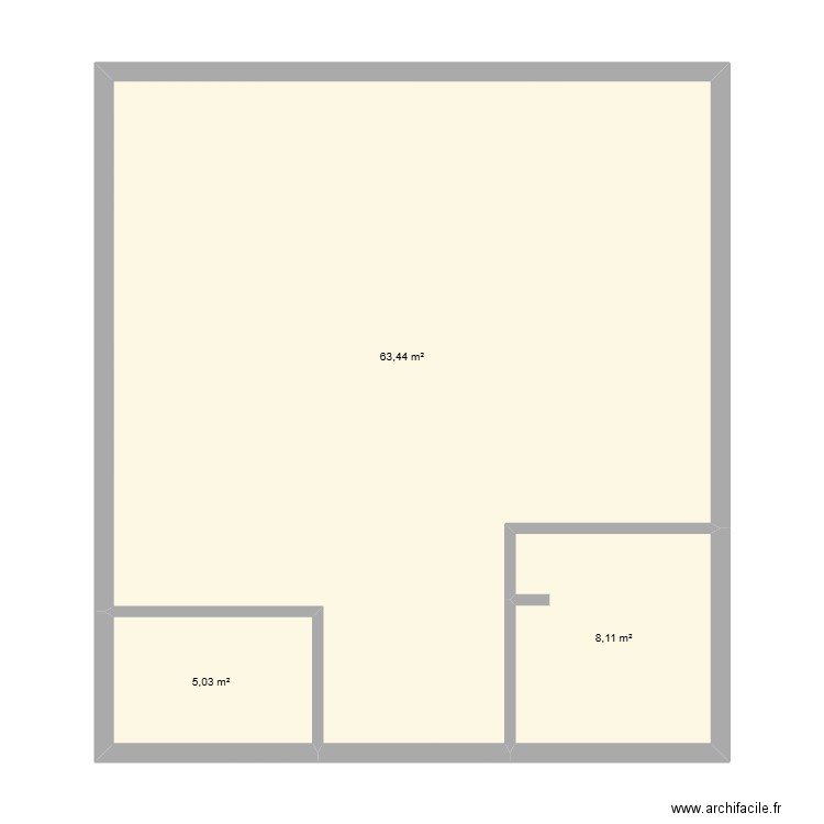 foutoire. Plan de 0 pièce et 0 m2