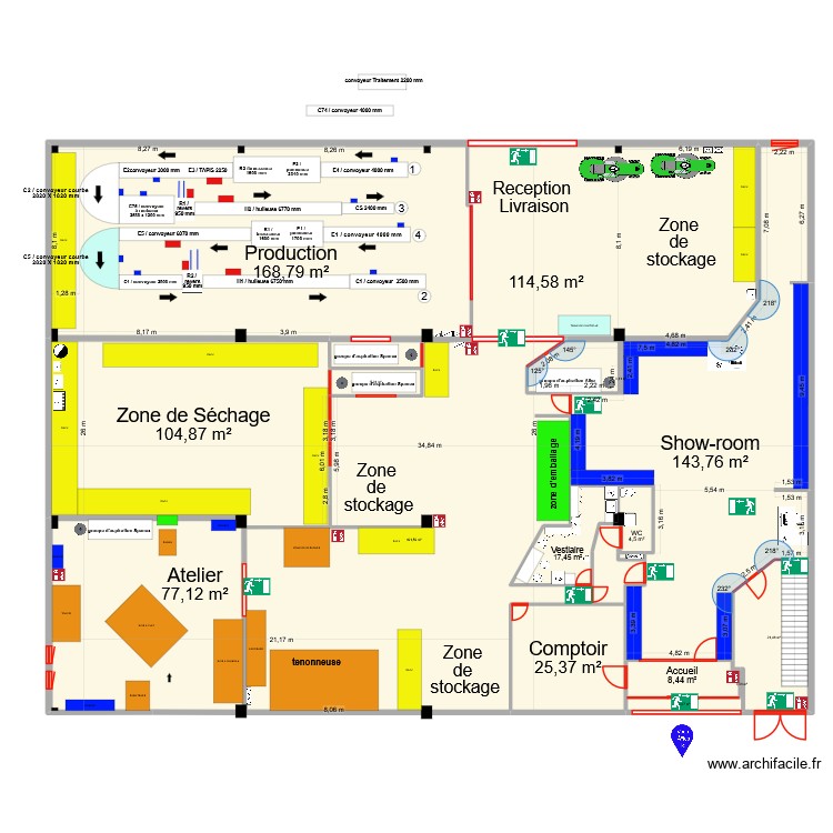 Dépot Sèvres 16/01/2026. Plan de 0 pièce et 0 m2 Dépot Sèvres 16/01/2026. Plan de 0 pièce et 0 m2