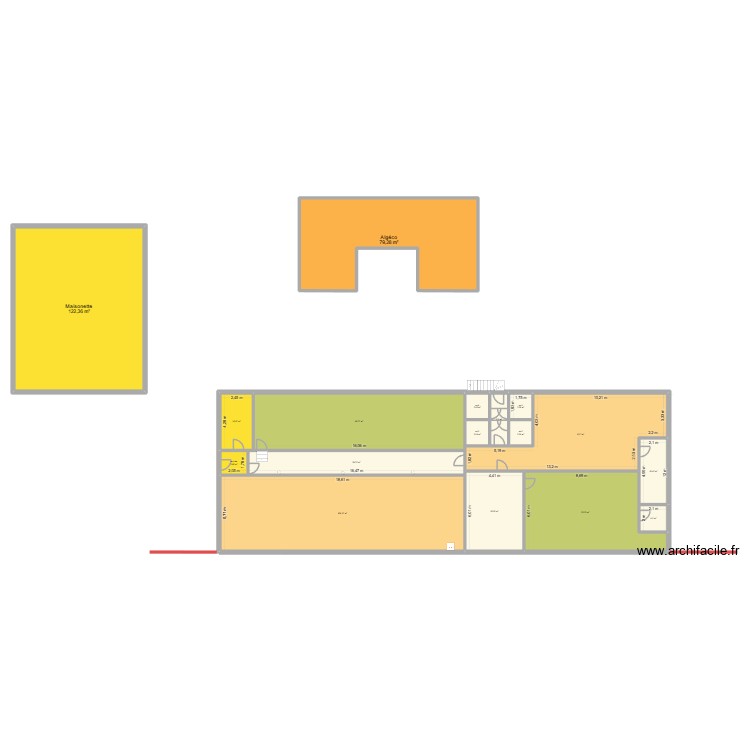 Bâtiment Inserfac EBE projet. Plan de 0 pièce et 0 m2
