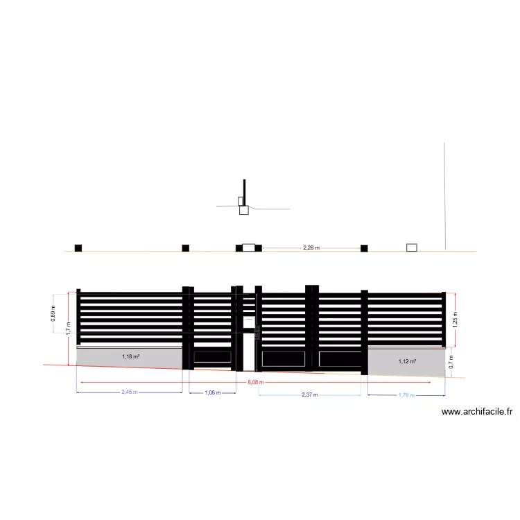 LE GONIDEC - CHATILLON. Plan de LE GONIDEC - CHATILLON. Plan de