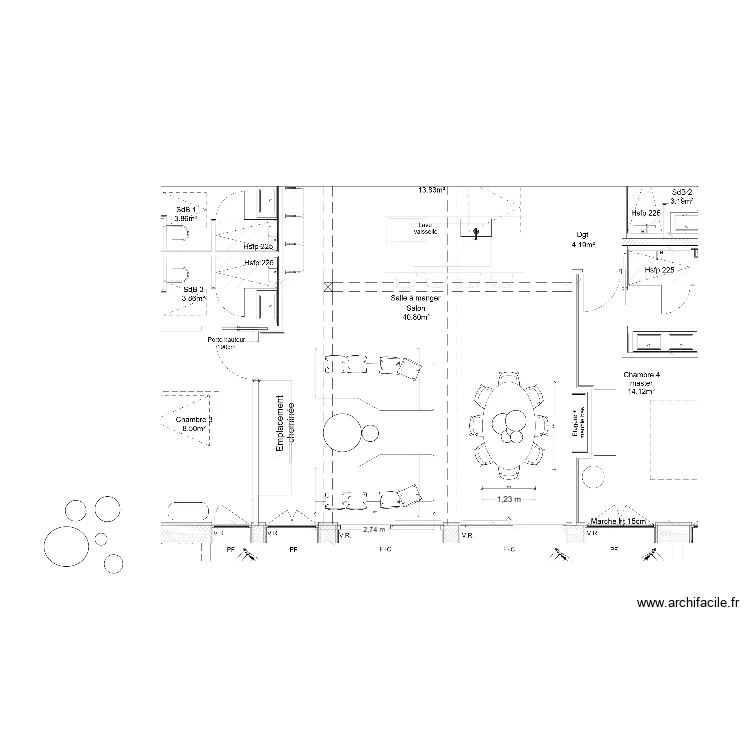 Hanus table basse. Plan de 