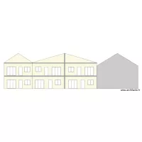 plan fa&ccedil;ade T2+T3