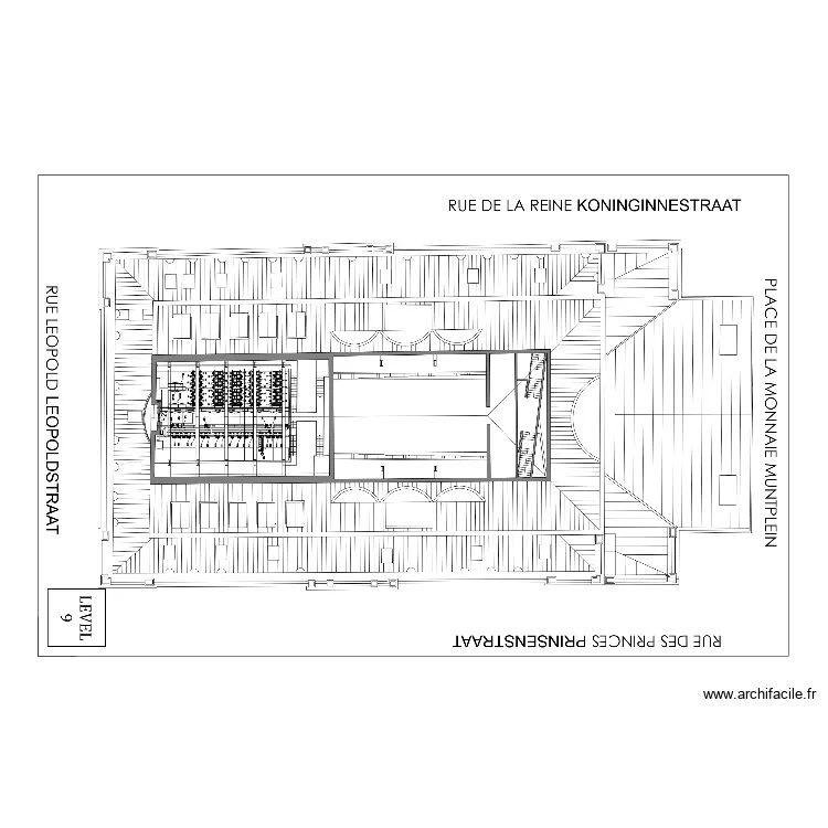 intrusion +9 la monnaie. Plan de 