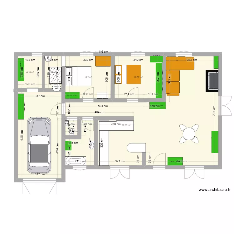 COURNON 18 JUIN. Plan de 