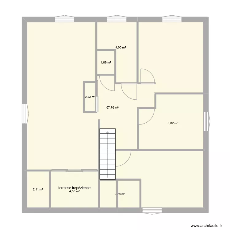 maison des escargots v1.1. Plan de 8 Pièces et 82 m² maison des escargots v1.1. Plan de 8 Pièces et 82 m²