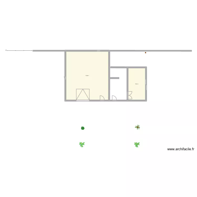 Carrgal4. Plan de 2  et 88 m²