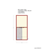 mur sejour sud  cuisine 