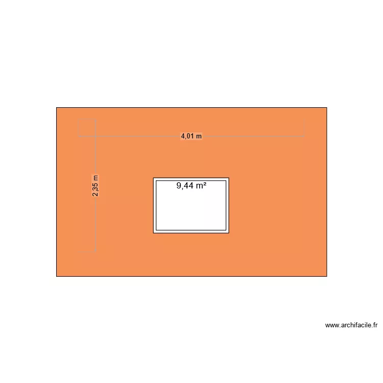extension 1. Plan de 1 et 9 m² extension 1. Plan de 1 et 9 m²