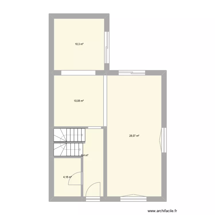 Phil couvreur. Plan de 5  et 59 m²