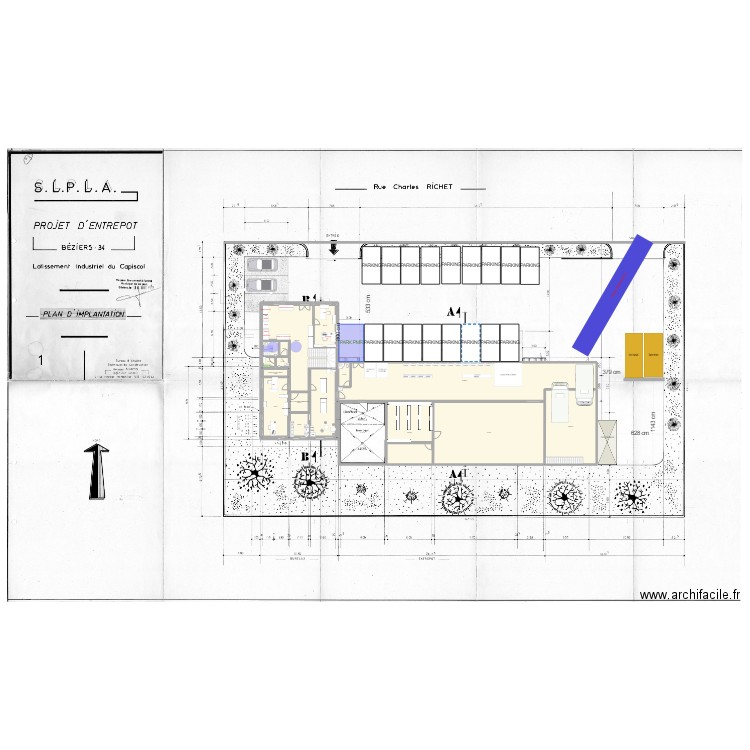 extension 8m n°5. Plan de 18 pièces et 621 m2