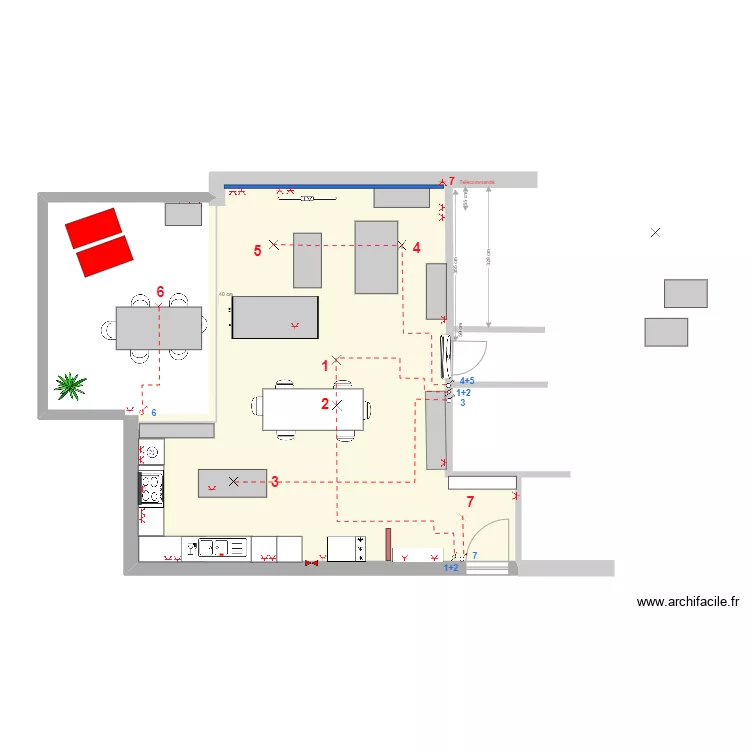 ELECTRICITE PAULMANN - SEJOUR 30-05-26. Plan de 1 et 55 m² ELECTRICITE PAULMANN - SEJOUR 30-05-26. Plan de 1 et 55 m²
