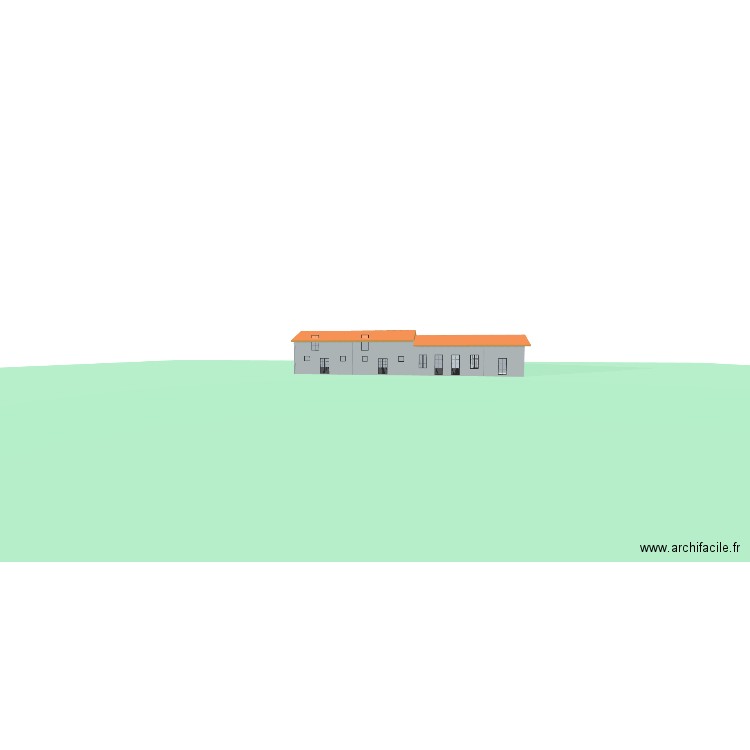 Bat Est3. Plan de 6 pièces et 162 m2