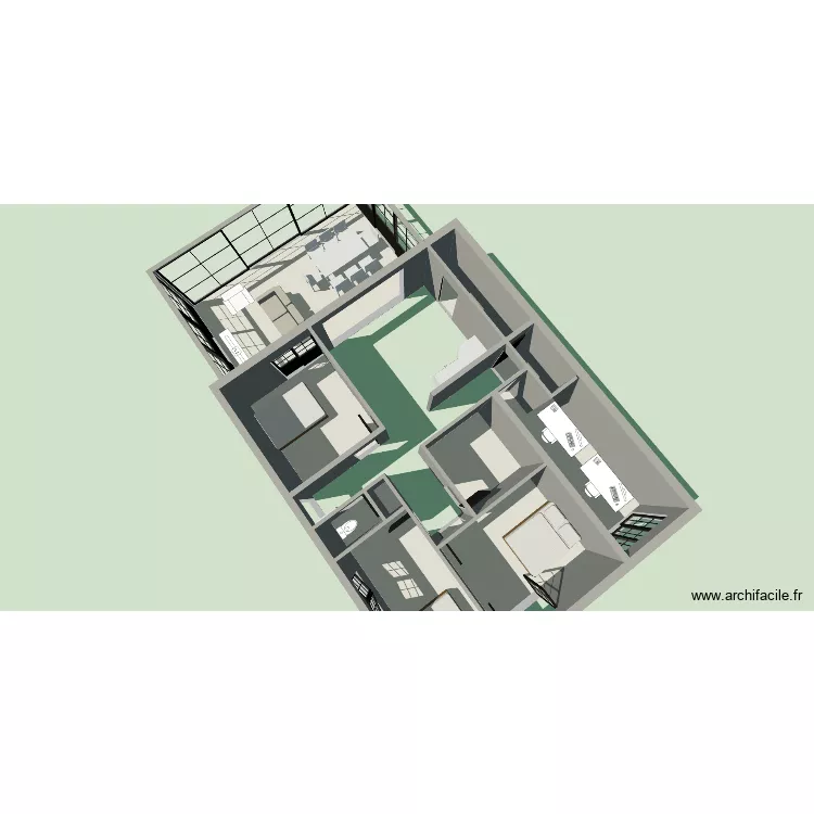 conflans. Plan de 9 Pièces et 82 m² conflans. Plan de 9 Pièces et 82 m²