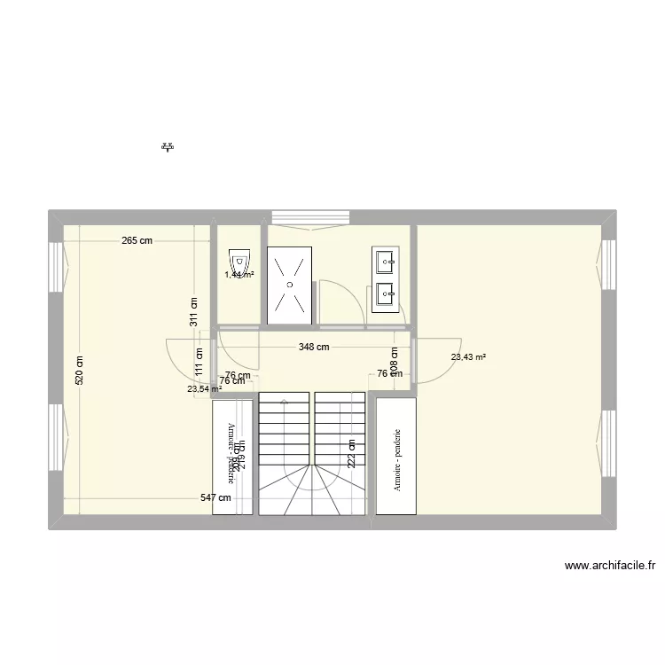 EXTENSION ETAGE 1. Plan de 