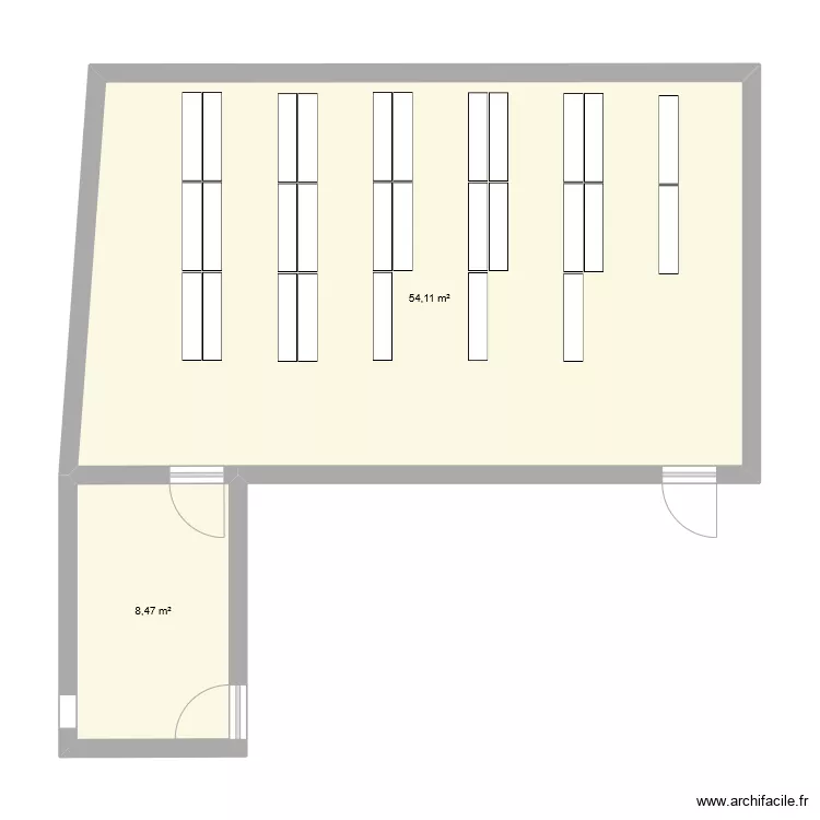 salle archives cit&eacute;. Plan de 