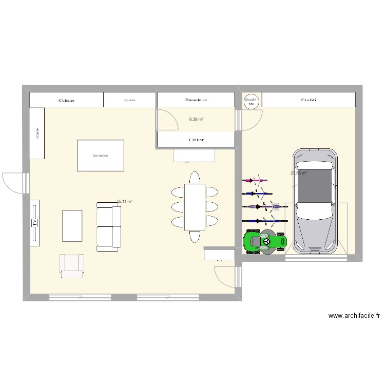 Cuisine_PPY. Plan de 0 pièce et 0 m2