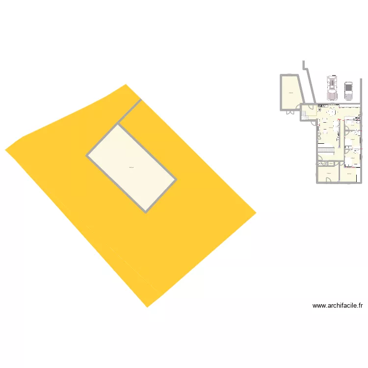 Projet Renoux - Electricité. Plan de 10 et 294 m² Projet Renoux - Electricité. Plan de 10 et 294 m²