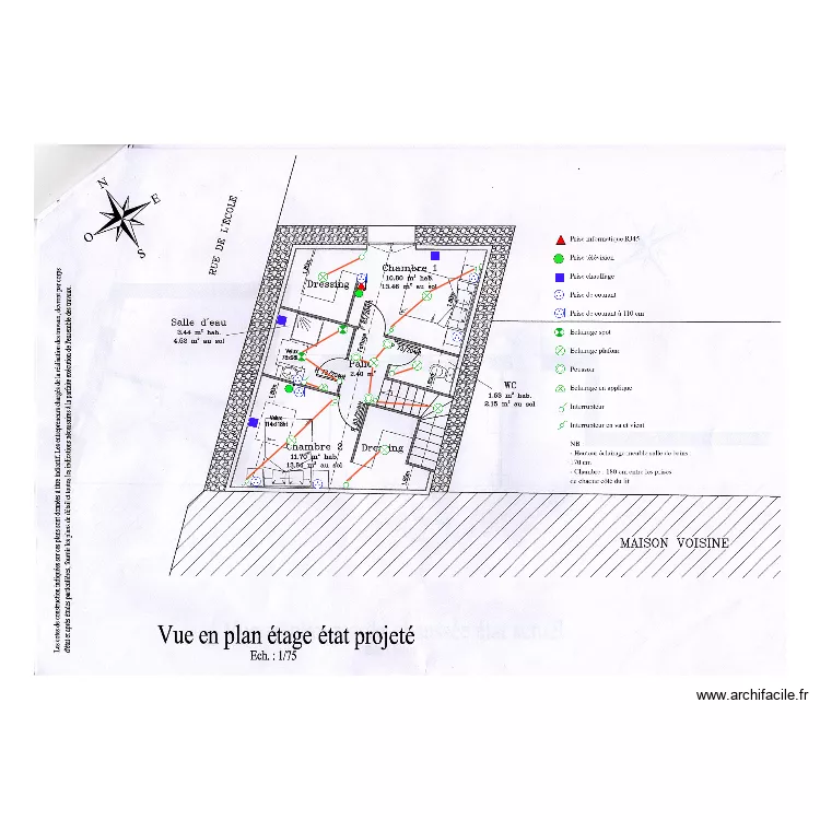 BABAIN ARNAUD LOCATIF ETAGE. Plan de BABAIN ARNAUD LOCATIF ETAGE. Plan de