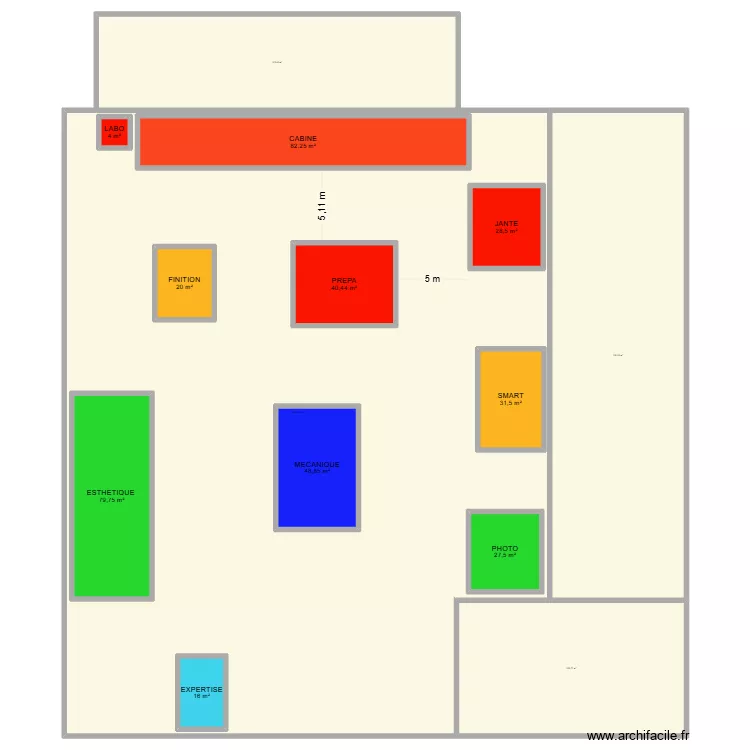 ANiche. Plan de 14 et 2512 m² ANiche. Plan de 14 et 2512 m²