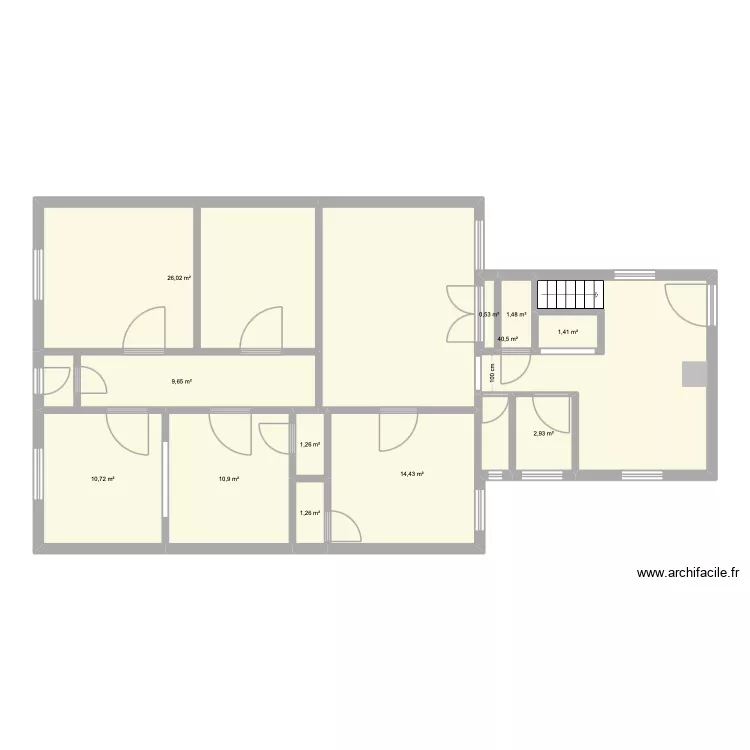 RDC Laurier. Plan de 12 et 121 m² RDC Laurier. Plan de 12 et 121 m²