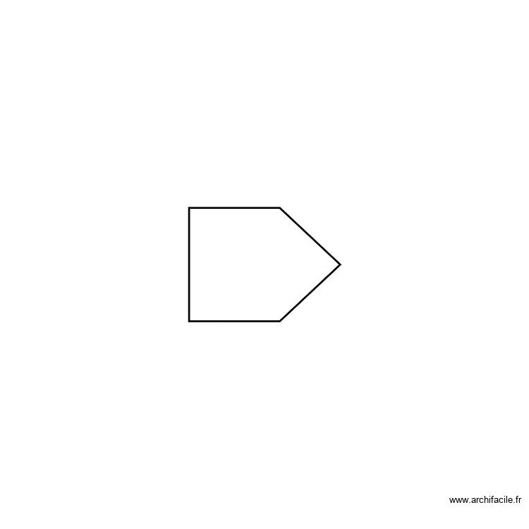 CABANE. Plan de 