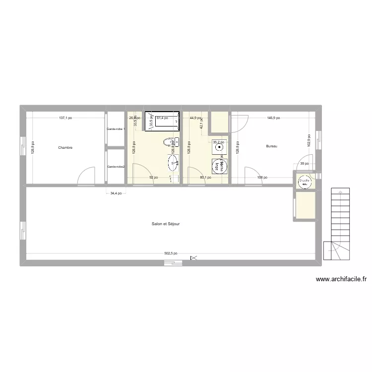 REVISION2 KARINE ET SONIA SOUS-SOL. Plan de 