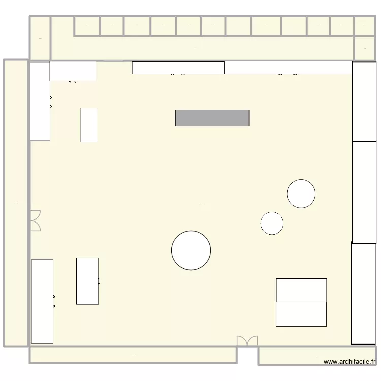 plan grabel. Plan de 17  et 7577 m²