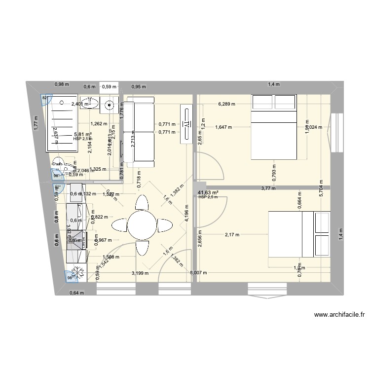 80 VERDUN 8 X 5,6. Plan de 0 pièce et 0 m2