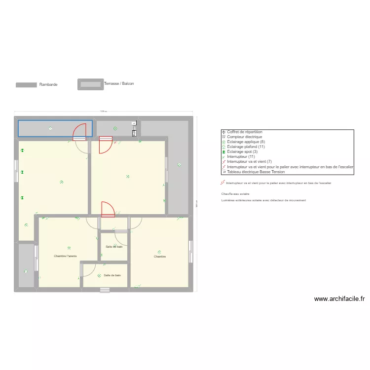 POG Etage luminaire. Plan de POG Etage luminaire. Plan de