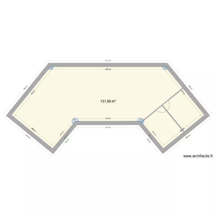 maison vide chambre 12.11.24. Plan de 