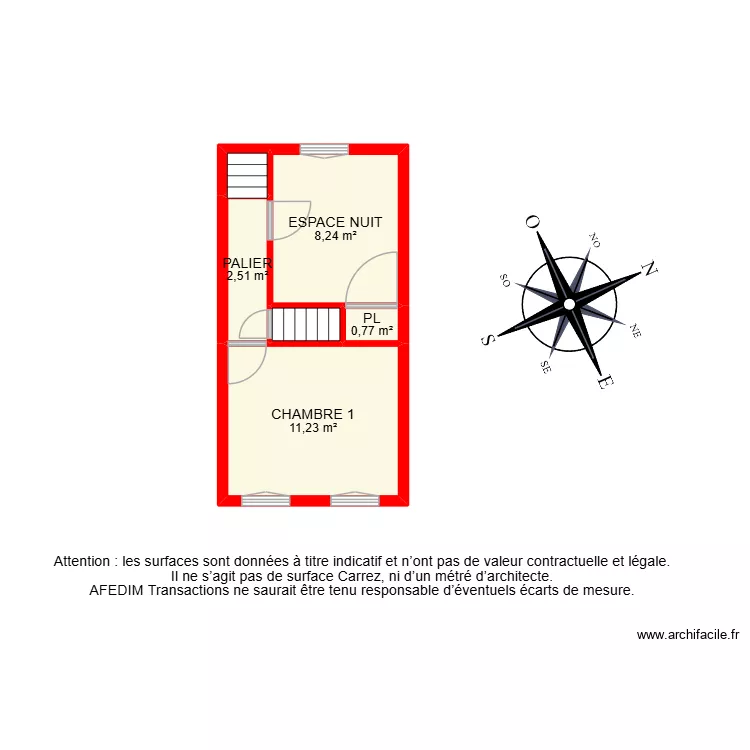 BI 32673. Plan de 21  et 99 m²